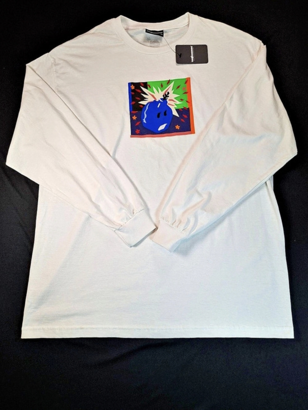 The Hundreds Long Sleeve Graphic Tee White XL NWT